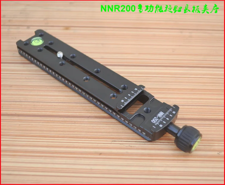 Trípode de placa de liberación rápida PU-50 PU50, carril de trípode deslizante Nodal de 200mm, abrazadera de placa de liberación rápida, adaptador Arca Swiss para fotografía