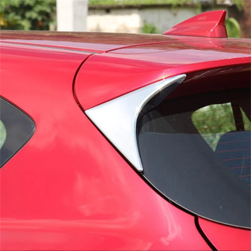 

Для Mazda CX-5 CX5 KE 2012 2013 2014 2015 2016 ABS хромированный задний спойлер, крыло, окно, треугольная крышка, накладки, аксессуары для стайлинга автомобилей