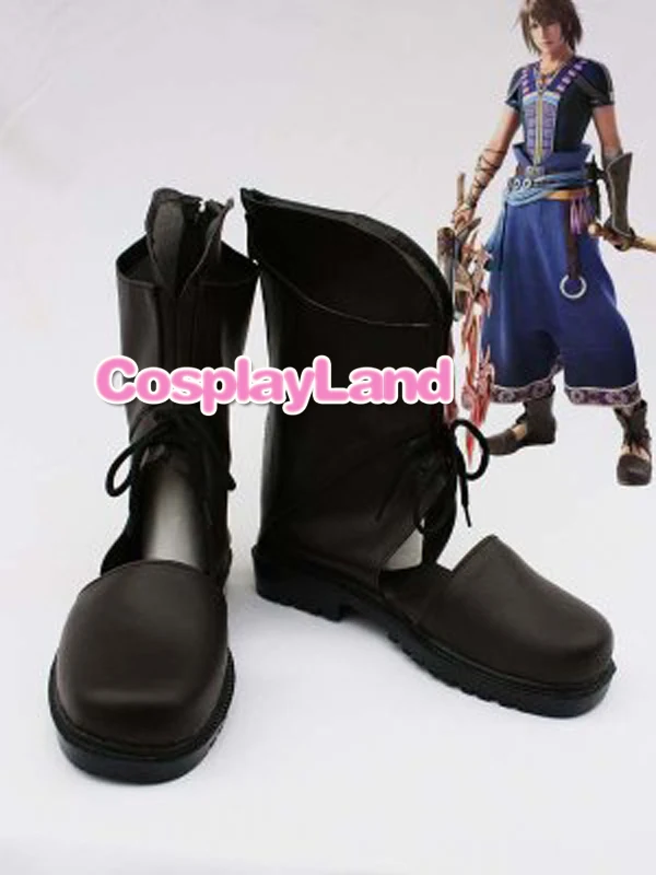 Botas de Final Fantasy 13-2 para adultos, zapatos de Cosplay, botas de juego para fiesta, hechas a medida, para hombre