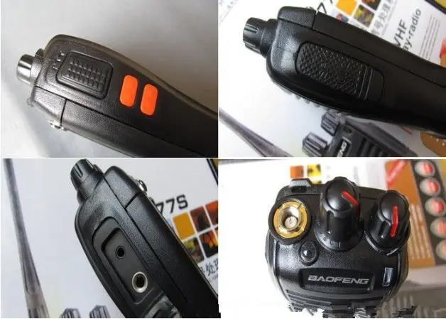 BaoFeng Digital BF-888S Two-Way Radios FM Transceiver Flashlight Walkie Talkies+earpiece