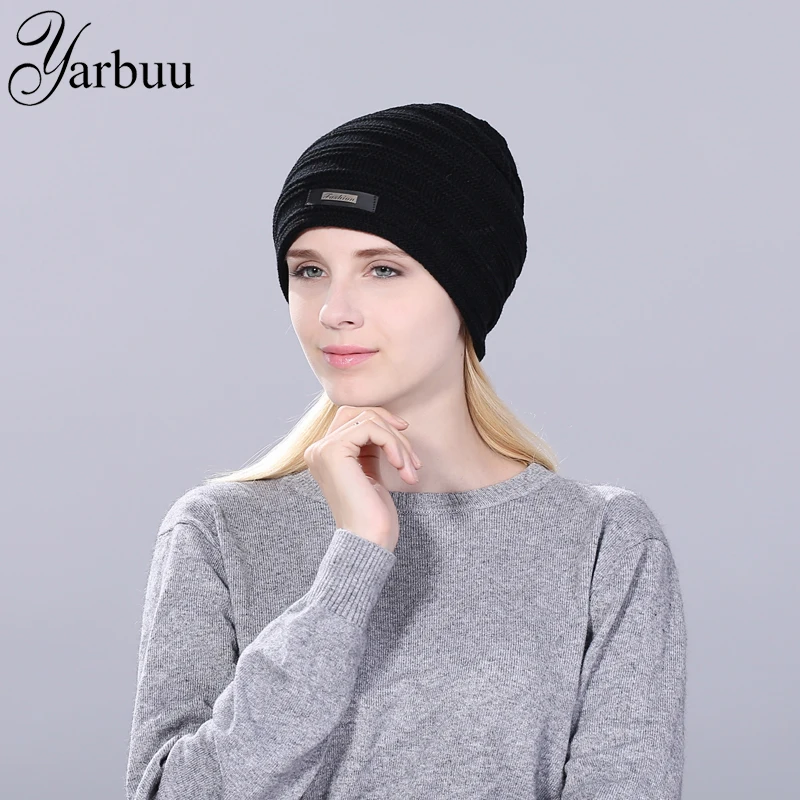 [YARBUU] Brand Beanies Knit Winter Hats For Men Women new fashion high quality Skullies hat Warm winter and Autumn cap wholesale