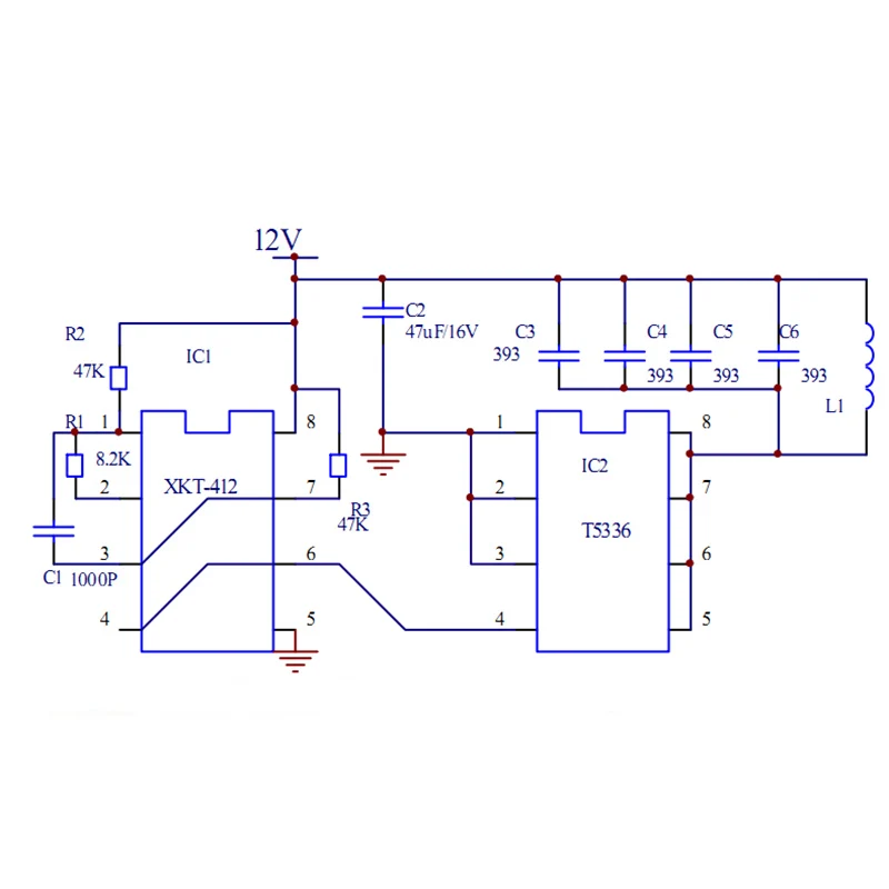 Imagem -02 - Módulo de Alimentação sem Fio para Telefone Grande Carregador Atual Transmissor e Receptor Bobina de Carregamento 5v 2a