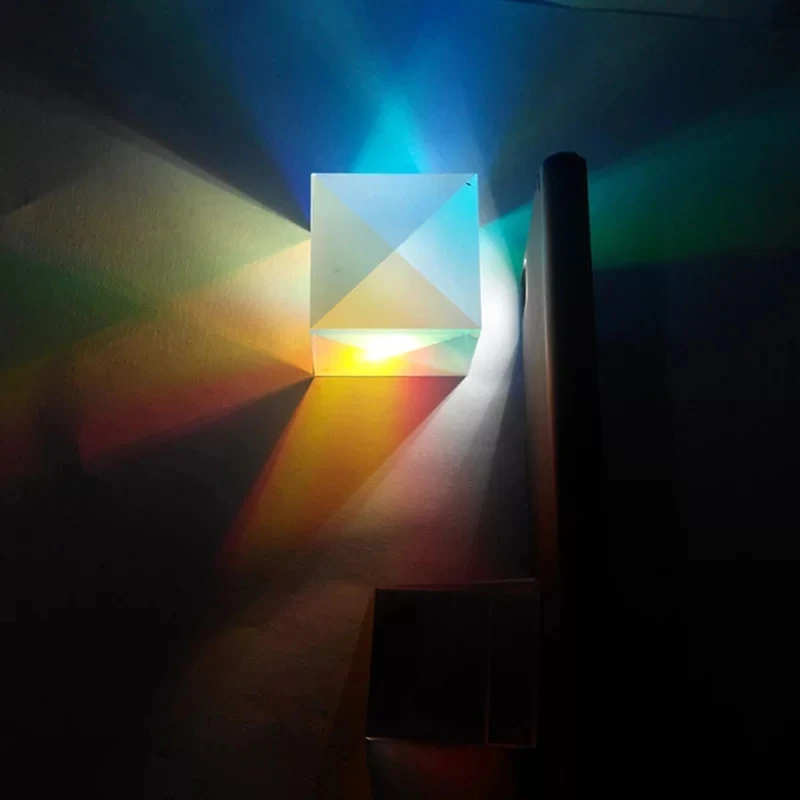 X-cube Prisma Lente 26*26*18 mm k9 Fábrica Feita