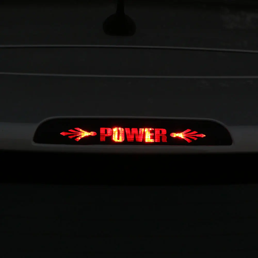 Carmilla Car Brake Light Decoration Cover Brake lights Sticker for Jeep Compass 2th 2017 2018 Stickers Accessories
