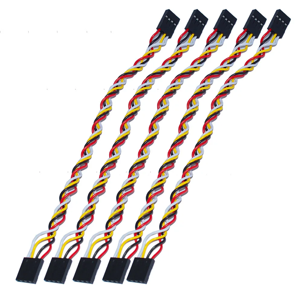 Keyestudio-Cable Dupont Line/ Dupont, 4 pines, F-F, 2,54, 20cm, 10 unidades por lote