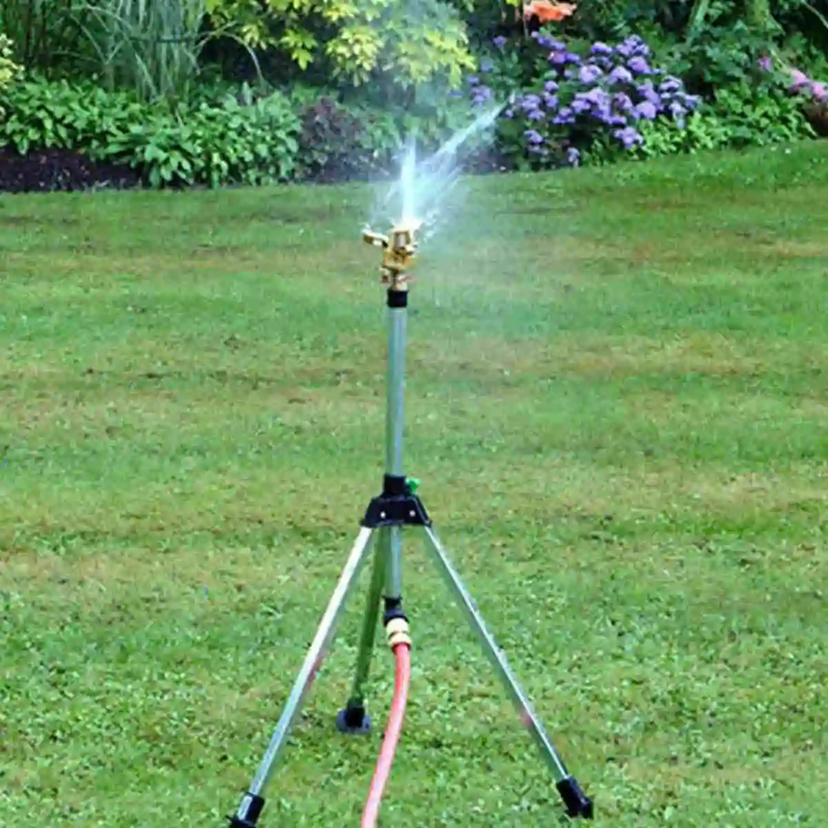 New Metal Impulse Spike Water Watering Sprinkler Sprayer Lawn Garden Yard Grass kitchen Accessories