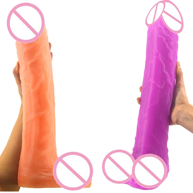 FAAK 42*8cm Super Huge Dildo with Suction Cup for Female G-spot Anal Masturbation, Big Penis Strong Dong,Cock Sex Toys for Women