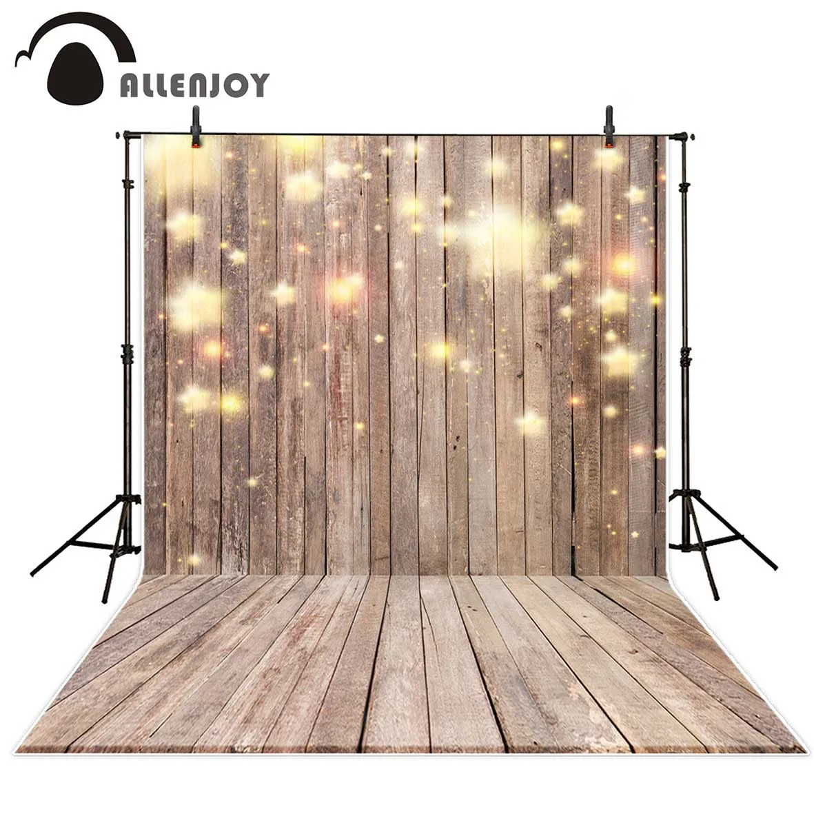 Allenjoy photographic background Wooden child stars fantasy photography studio props high quality vinyl background not blurry