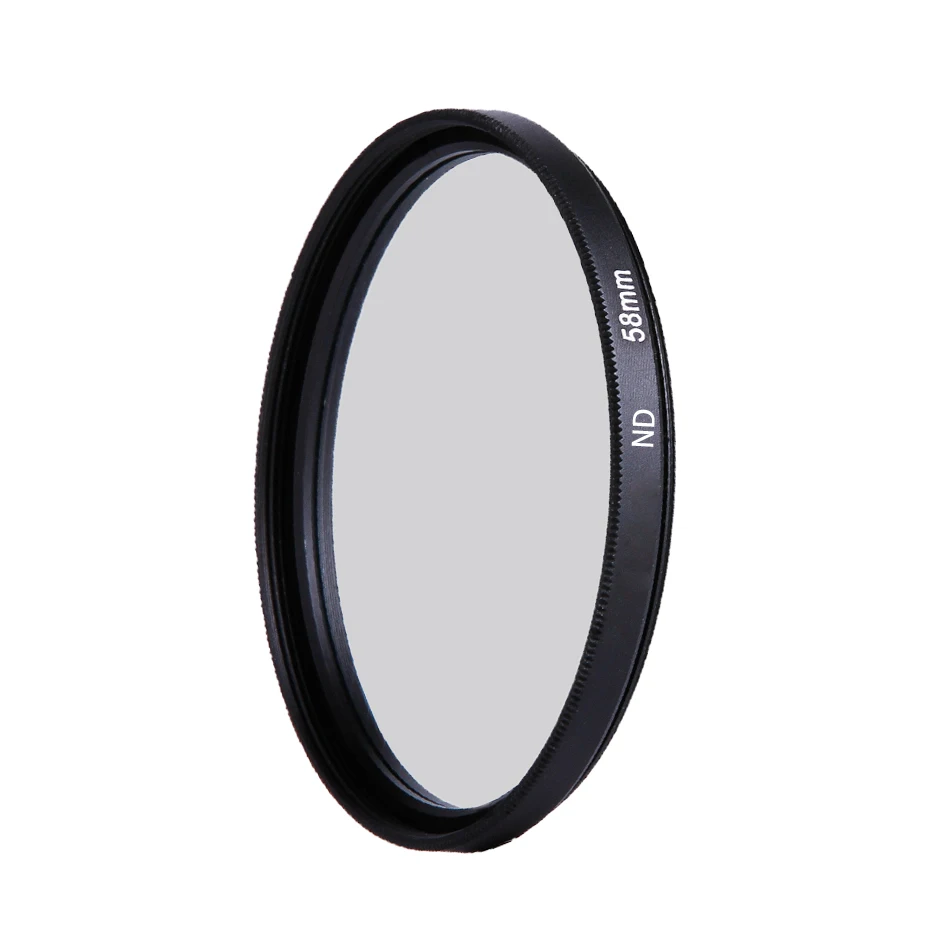 CAENBOO 37 40.5 43 46 49 52 55 58 62 67 72 77 82mm Lens ND Filter ND2 4 8 16 32 Len Protector Neutral Density Lens Filter Camera