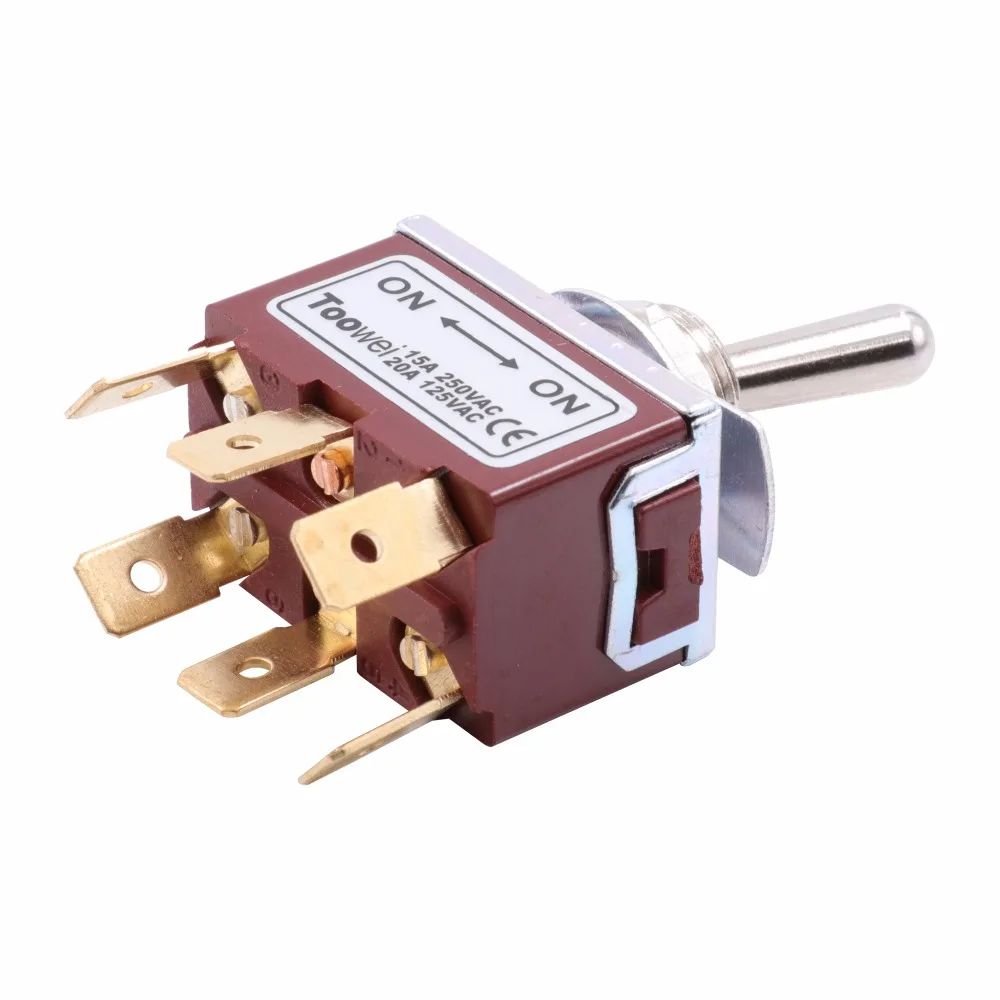 Kippschalter SPST DPDT DPST SPDT AUF-AUF AUF-WEG-AUF AUF-OFF AC Power Rocker schalter AC 250V 15A 125V 20A – Detail 20