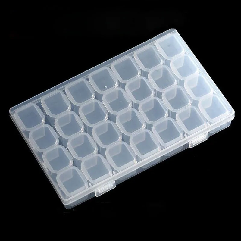 

160pcs 28 Squares Weekly 7 Days Pill Box Holder Jewelry Bead Storage Organizer Container Case free shipping ZA5257