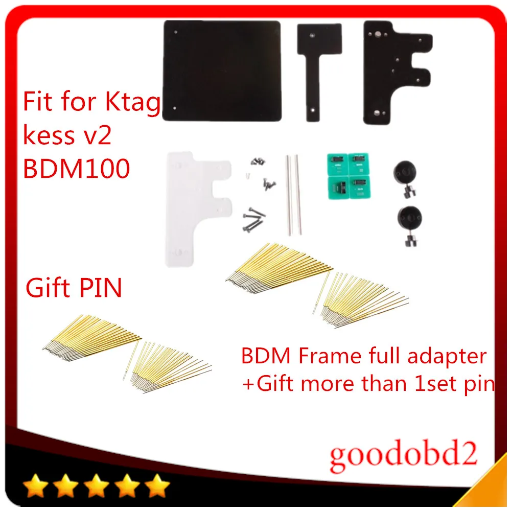 A BDM Frame With full Adapter Works For BDM Programmer CMD 100 Fits For Original FGTECH Version BDM100+BDM PIN