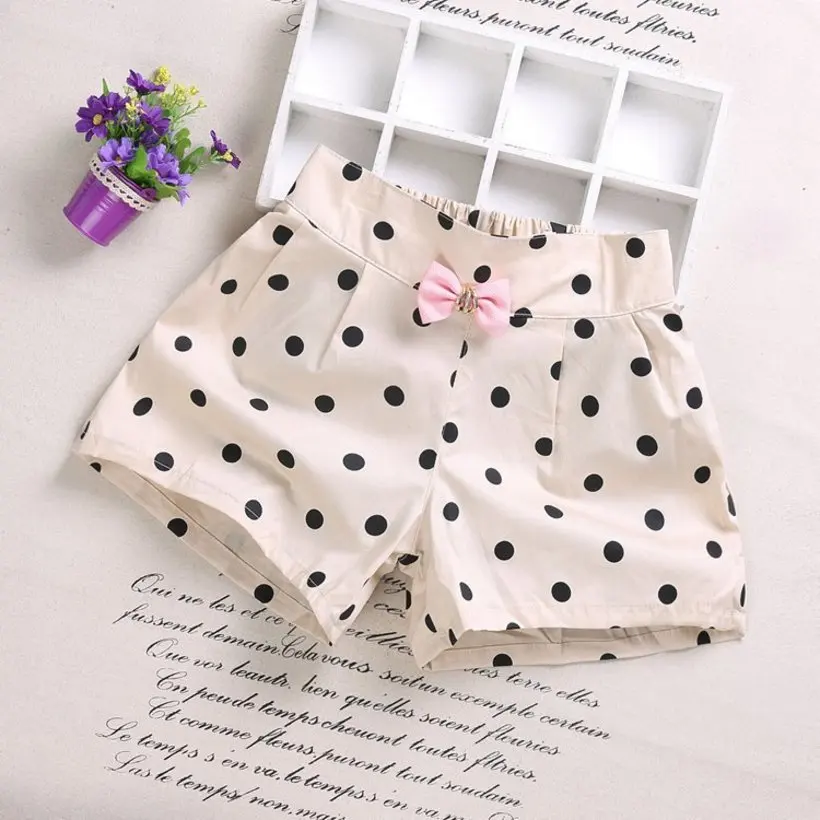 2021 Kids Summer Shorts Bow Princess Shorts For Girls Fashion Girls Shorts Children Pants Girl Short Flower Girls Clothing