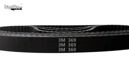 

HTD3M 369mm Teeth 123 Width 10mm 15mm 20mm 25mm 30mm Length 369mm HTD3M 369 3M Rubber Timing Transmission Belt