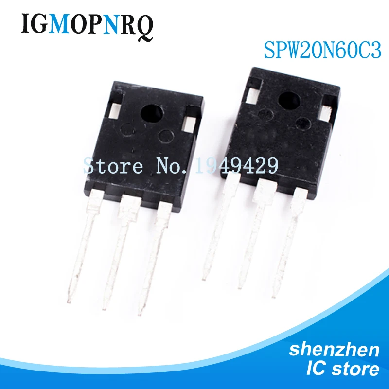 

5pcs/lot SPW20N60C3 20N60C3 N-Channel TO-247 new