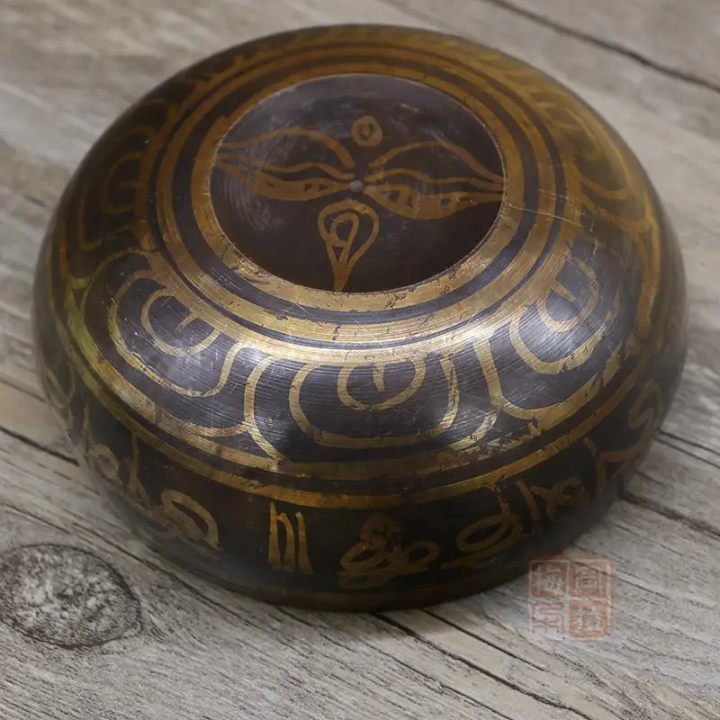 Buddhist Supplies Chanting Nepalese Bowl, Copper Chime, Tibetan Song, Yoga Sound, Decorative Crafts