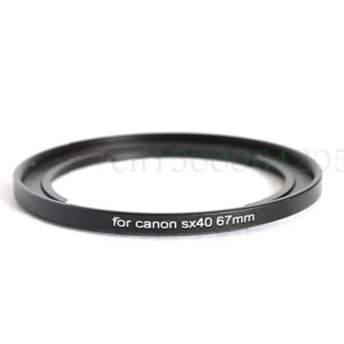 2PCS 67mm Filter Adapter for Canon PowerShot SX30 SX40 SX50 SX520 HS replace FA-DC67A