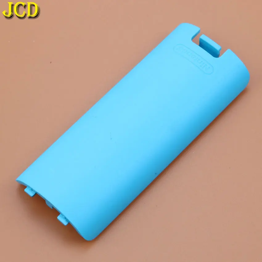 JCD 1 sztuk tylna pokrywa baterii dla Wii zdalne sterowanie bezprzewodowe kontroler bateria ABS pokrywa drzwi opakowanie Shell Case