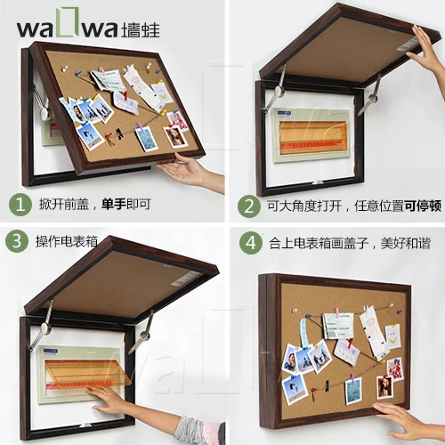 The wall frog message board - random stop creative meter box distribution box shielding box living room decorative painting pain