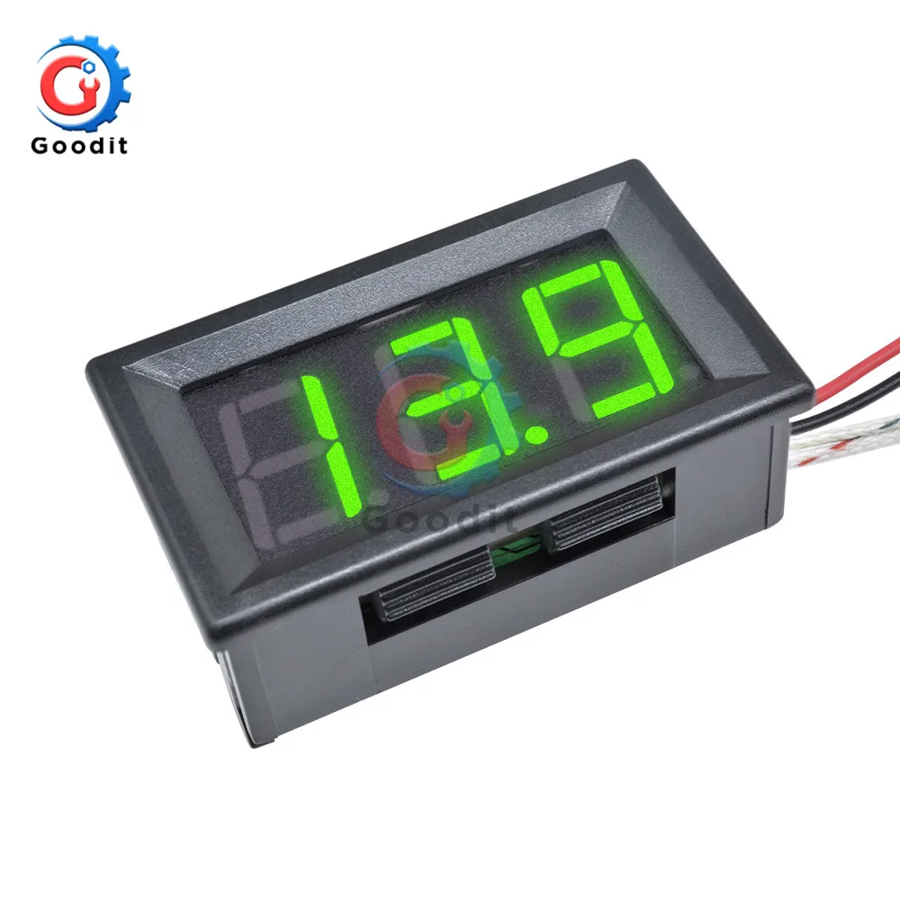 XH-B310 DC 12V LED Digital Display K-Type Thermometer Temperature Meter M6 Thread/Stick Thermocouple Tester -30~800C Thermograph