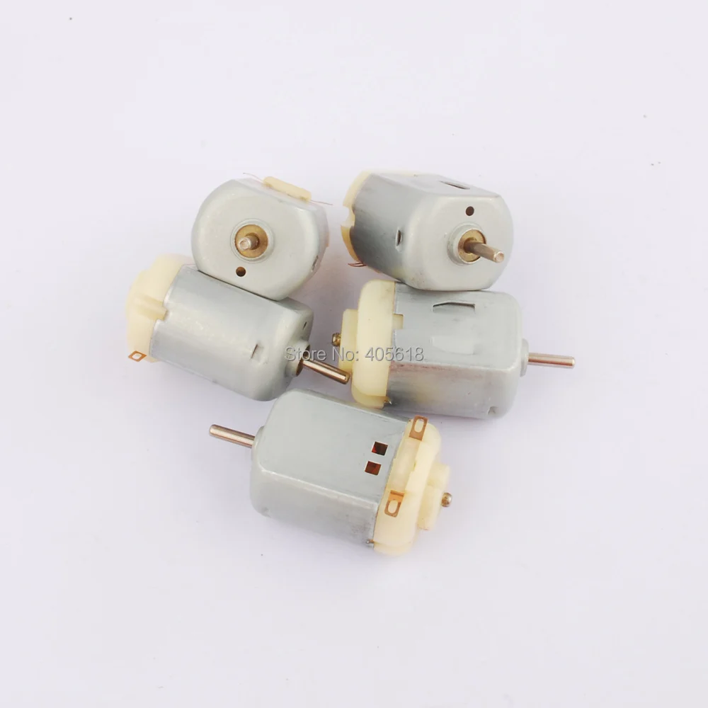 20pcs 6V 7000rpm 3-6v 16500rpm 25MM height Standard 130 motor Micro DC motor