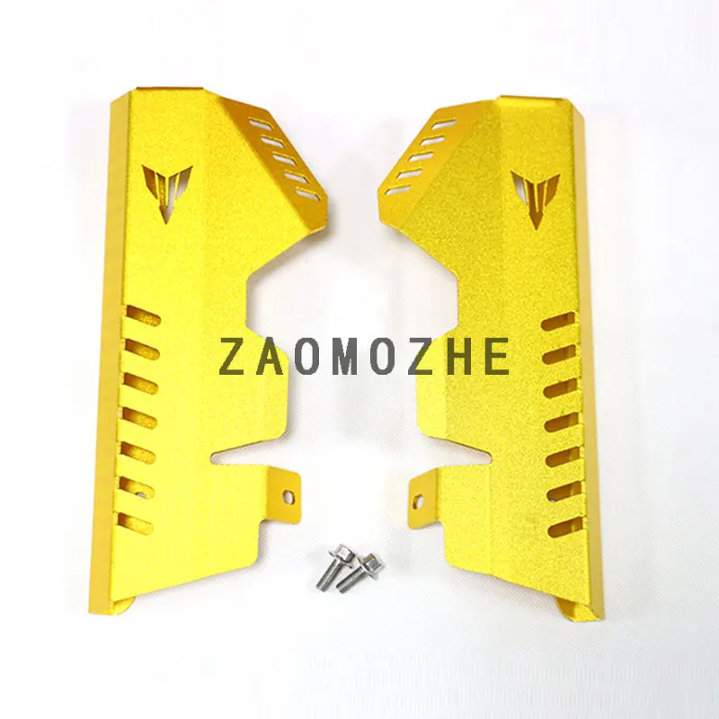 Cubierta lateral de aluminio CNC para rejilla de radiador de motocicleta, Protector para Yamaha MT07, FZ07, FZ-07, 2013, 2014, 2015, 2016, 2017