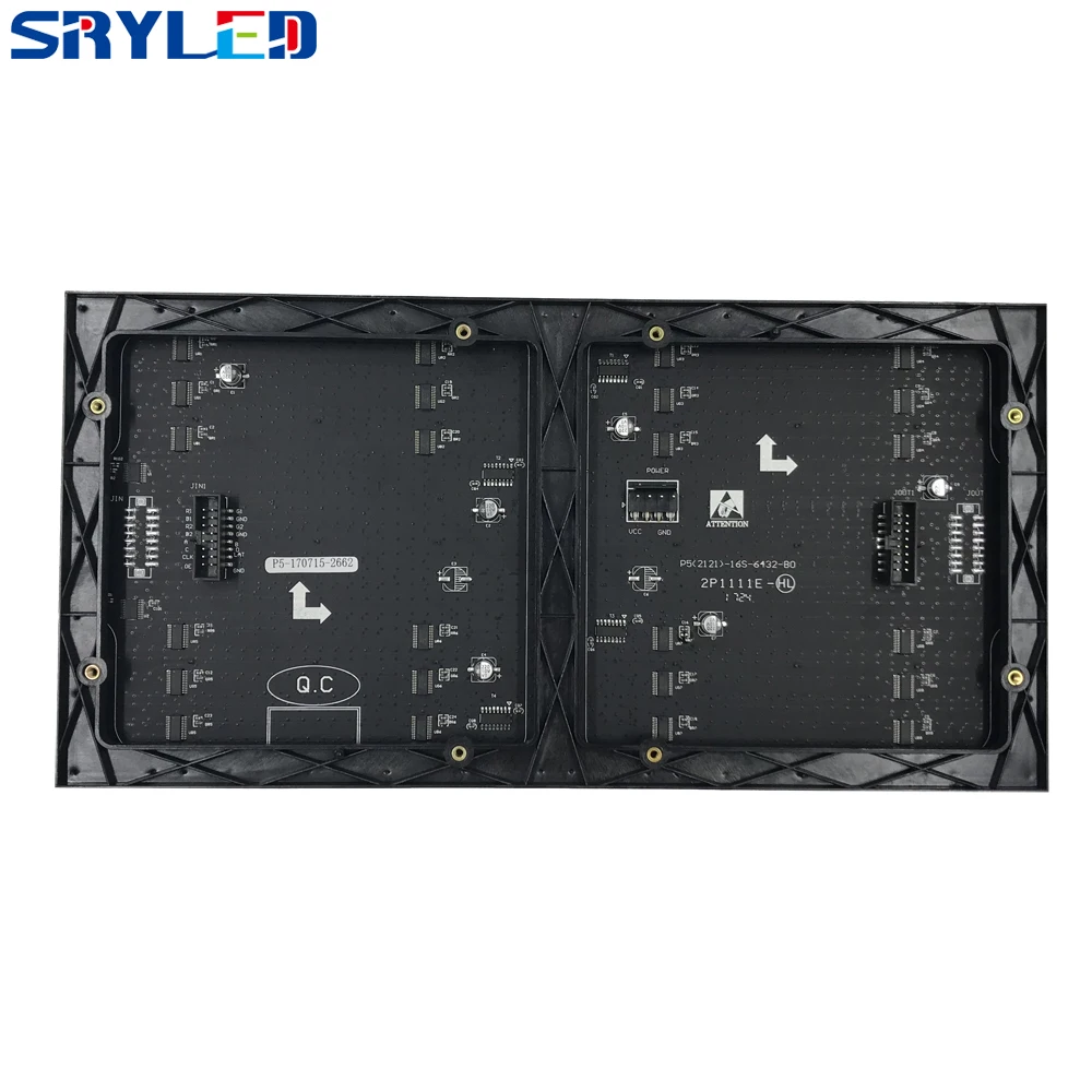 SRYLED 64x32 Pixels Panel 320x160MM Led Matrix P5 Indoor SMD2121 Full Color LED Module 1/16 Scan