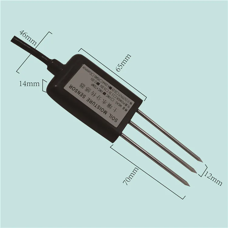 IP68 soil moisture sensor humidity detector soil moisture conductivity transmitter 0-5V RS485 for farm