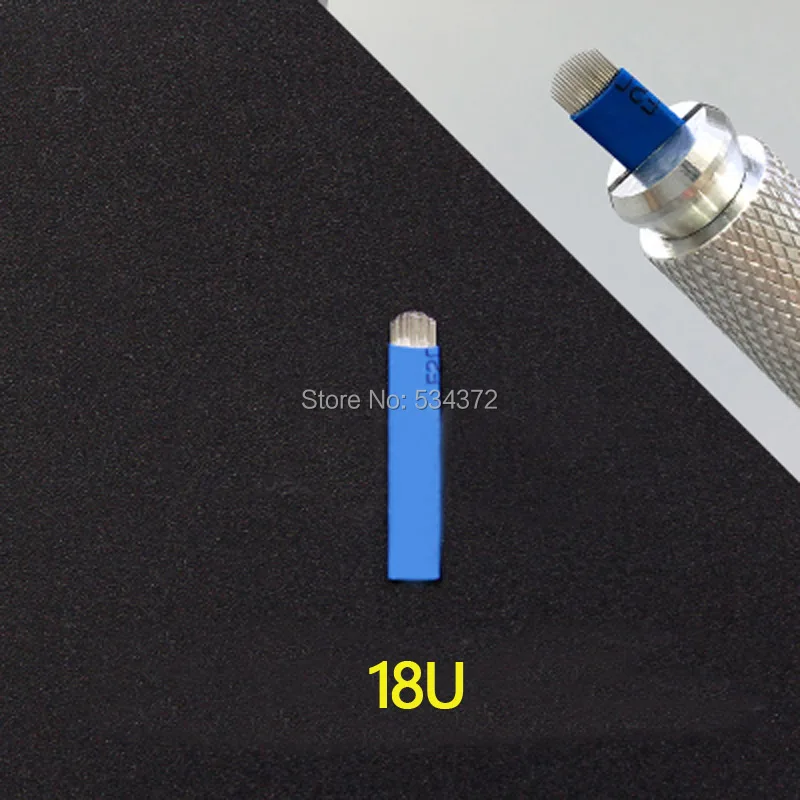 18 U Shape Microblading Eyebrow Embroidery Blade For 3D Microblading Manual Tattoo Pen