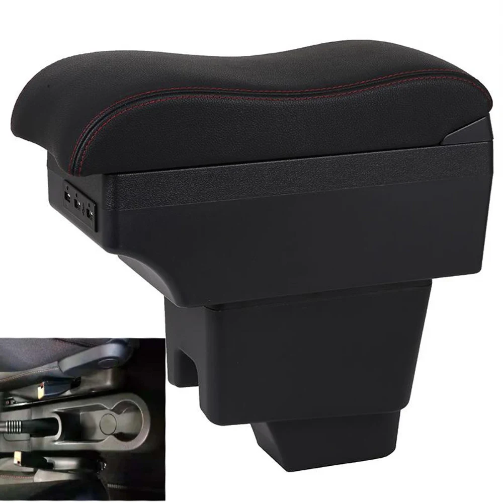 

For Renault Kaptur Armrest Box Car Center Console Storage Space Case Elbow Rest with Cup Holder USB Interface