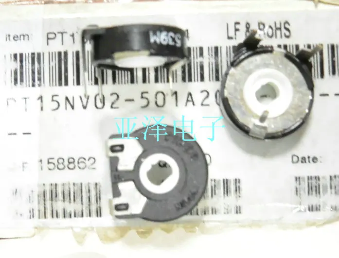 [YK] 100% imported Original potentiometer PT15-500 PT15 500R horizontal elliptic hole switch