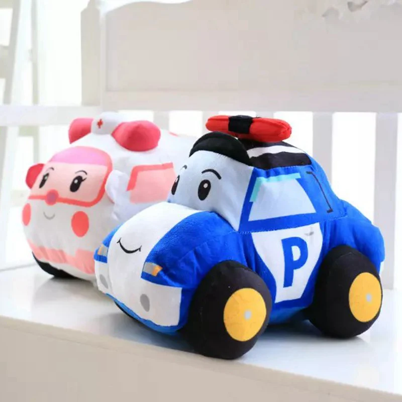 

23c-45cm Cartoon Car Plush Toy Ambulance Car Stuffed Toys Childrens Day Gifts Kids Birthday Christmas Gifts