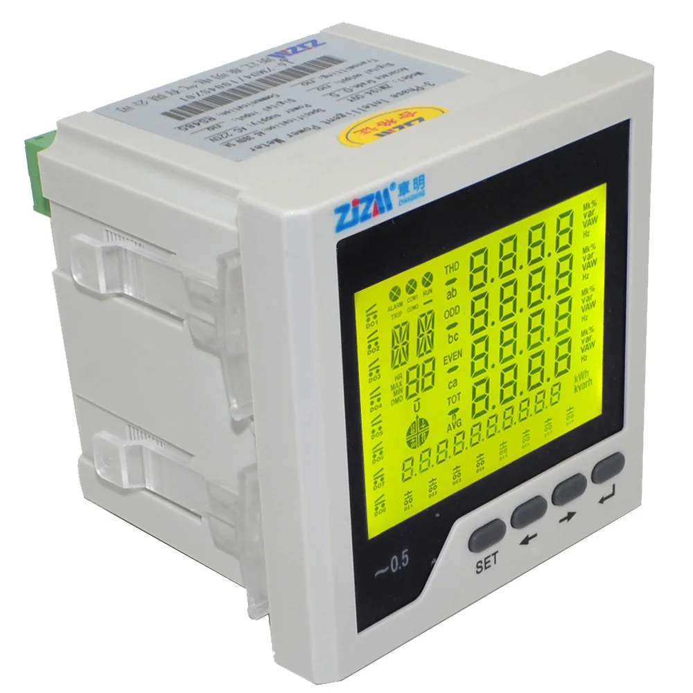 Multifunction Intelligent Digital LCD Display Three-phase Network Power Meter Ammeter with RS485 Communication Function 12003222