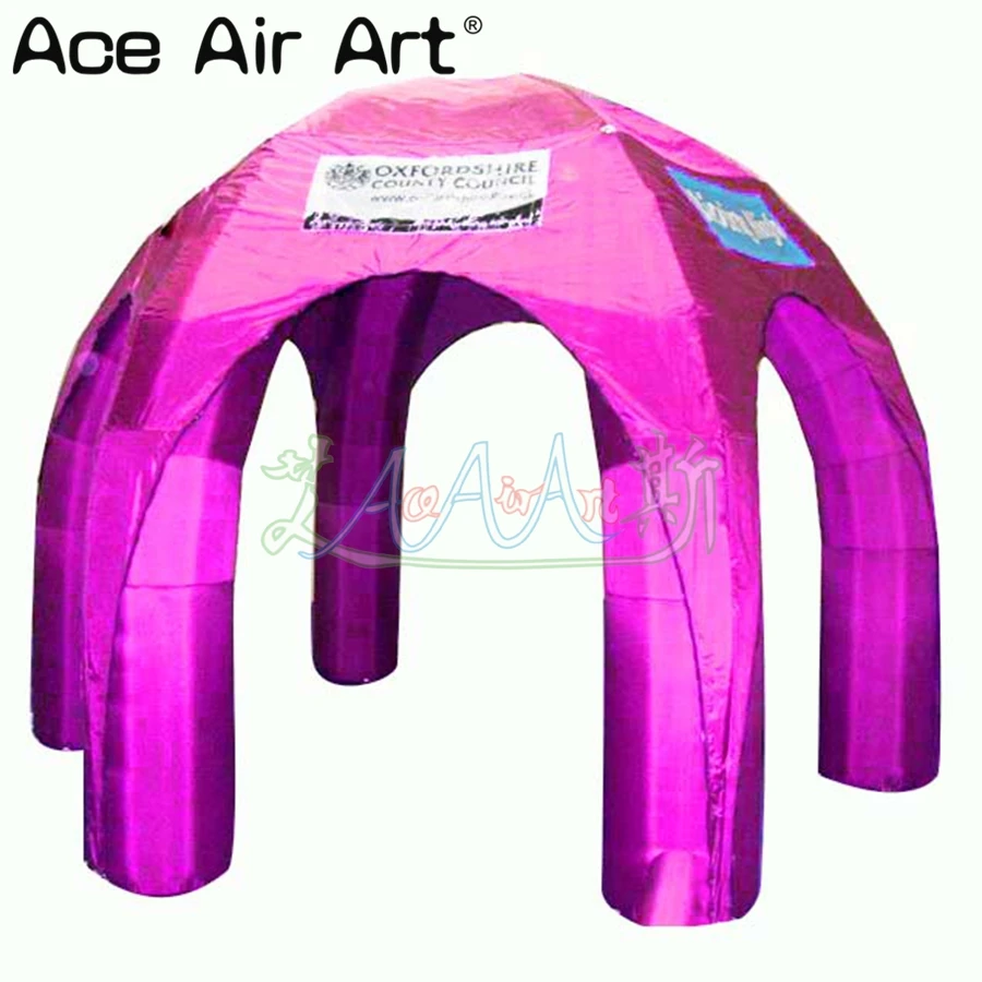 Mini Dome Inflatable Spider Tent 4 m Diameter Shelter Toy Shelter in Different Colors for Promotion