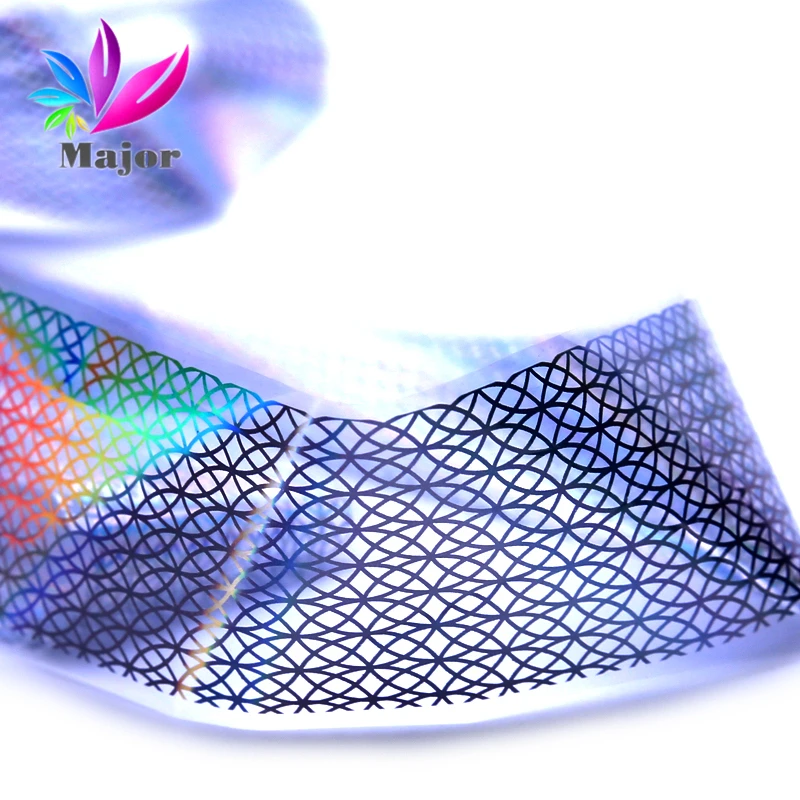 1Pc 100*4cm New Holographic Shiny Laser Nail Art Foils Paper laser Nail transfer foil nail art Decorations