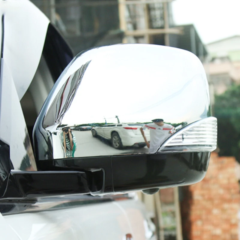 ABS Chrome and Carbon fibre For NIssan Patrol Armada Y62 2017 2018 Car rearview mirror cover Cover Trim accessories Car styling