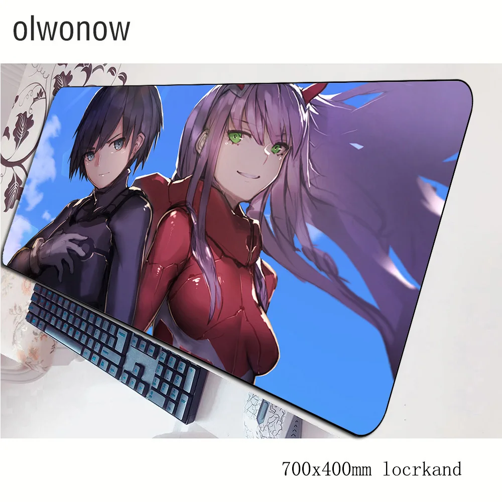 Игровой коврик для мыши, 70x40 см, с клавиатурой