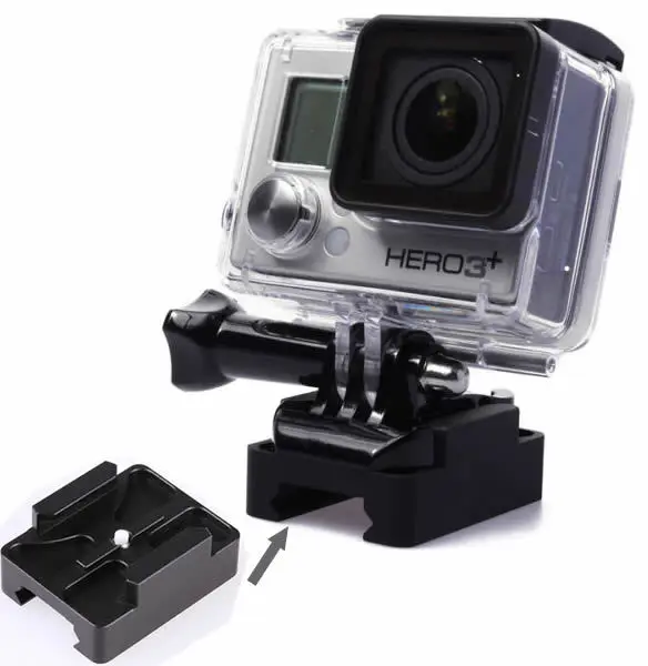 20mm Rail CNC Aluminum HD Hero Camera Mini Rail Mount for GoPro HD Hero 2