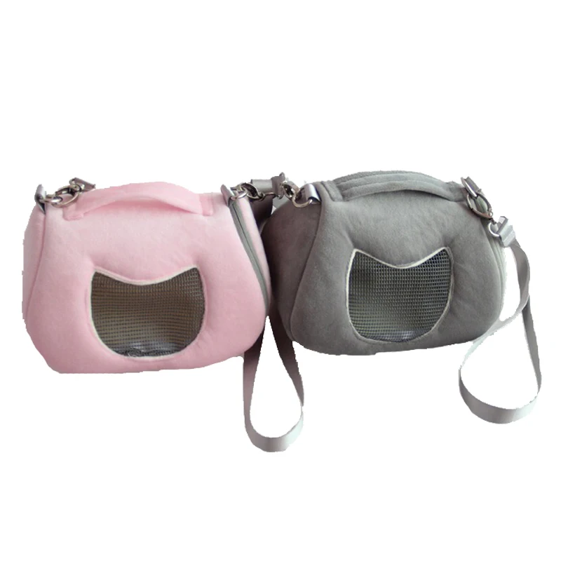 Mini Animal Pig Hamster Pet Carrier Bag Flee Little Small Breeds Carrying Cage Travel Bag Warm Home For Small Mouse Rats Goods