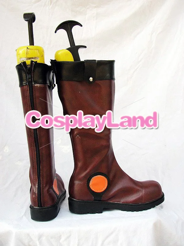 يو غي أوه! Yuse i Fudo براون تأثيري أحذية أحذية أنيمي تأثيري أحذية مخصصة حذاء رجالي