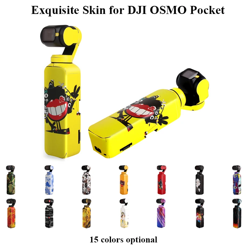 High Quality Waterproof Skin Stickers for DJI OSMO Pocket Handheld Gimbal Decals 3M Scotchcal Film