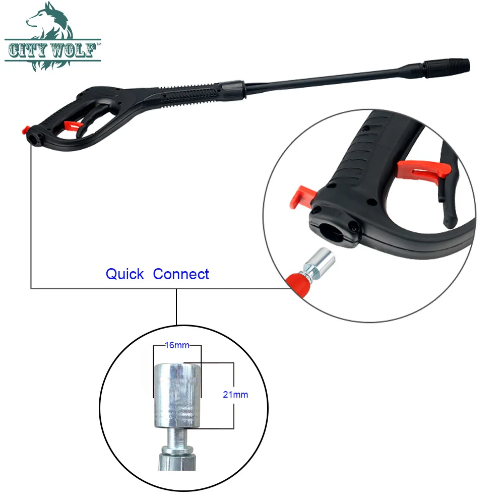 High Pressure Water Weapon Gun Spray Water gun  for Patriot  Faip Husky Bosch Old Type Car Washers Car Cleaning Gun Car Wash Gun