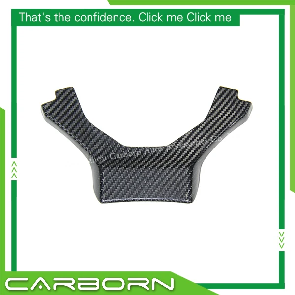 

Для 2016 Lexus IS300 IS250 RX300 RX330 RC NX CT 200H липкий тип сухого углеродного волокна накладка на руль из настоящего углеродного волокна 1 шт.