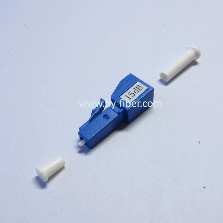 Atenuador LC SM macho-hembra, 9/125um, 1dB ~ 30dB