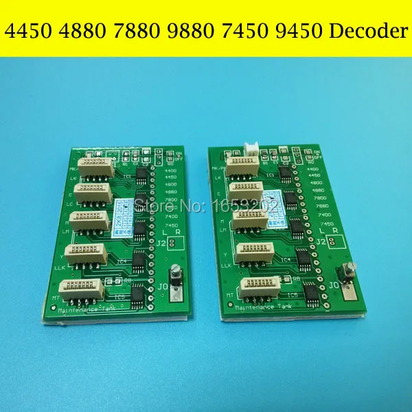 

GOOG Chip Decoder Card For Epson Stylus PRO 4450 4880 7450 7880 9880 9450 Printer Ink Cartridge Decoder