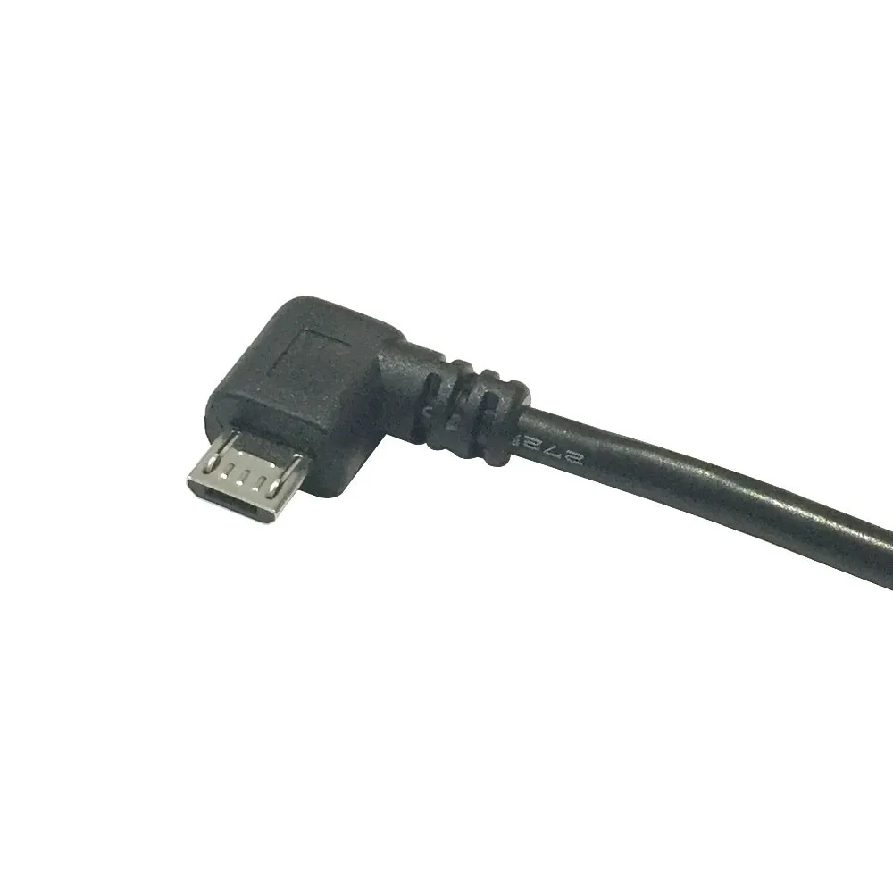 Usb 2.0 macho de 90 graus cotovelo direito para micro usb macho cabo de dados usb para micro usb cotovelo esquerdo cabos de dado