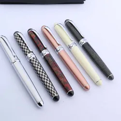 JINHAO 750 hot color Chessboard Medium METAL STUDENT Rollerball Pens