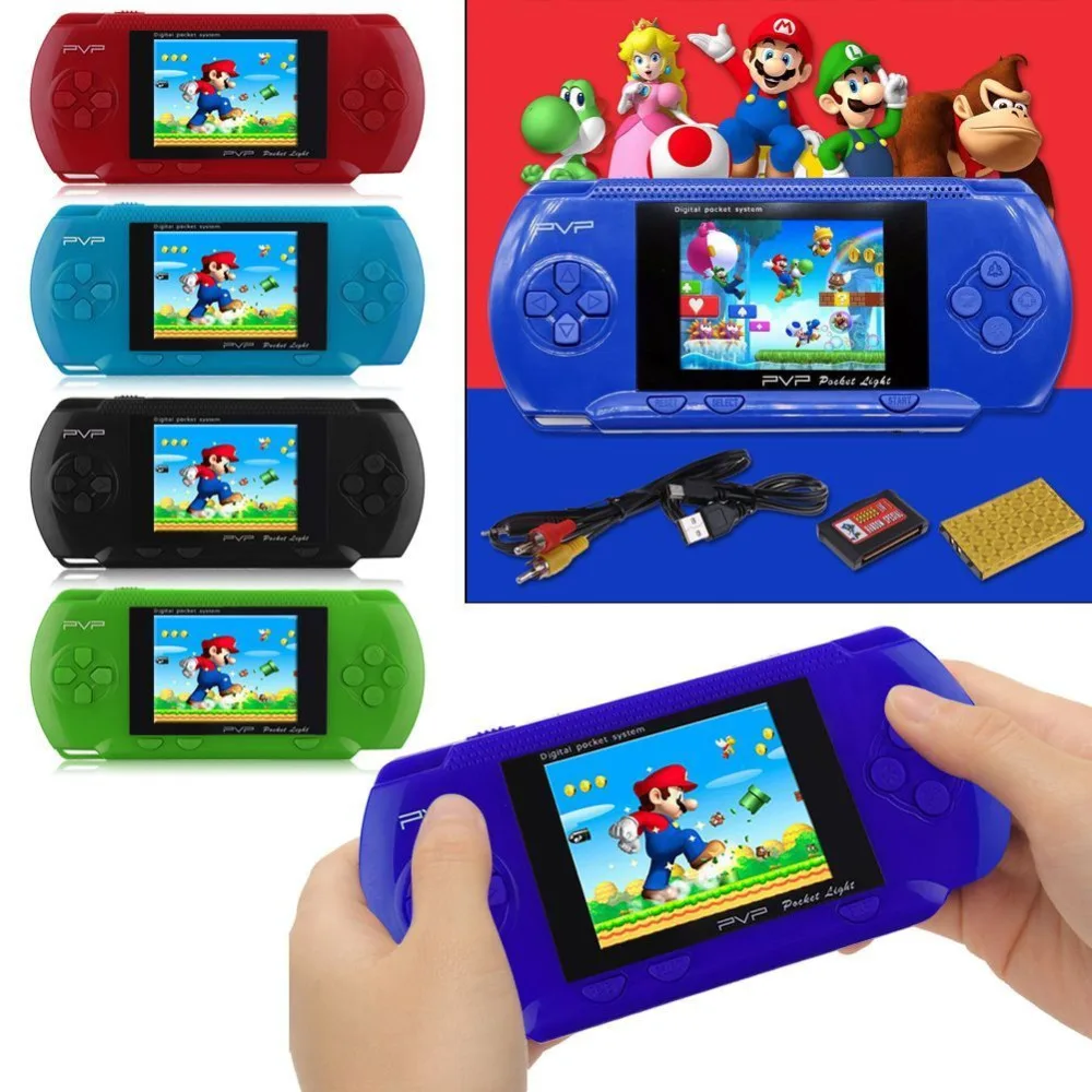 PVP3000 يده لعبة لاعب المدمج في 89 ألعاب الفيديو المحمولة 2.8 ''LCD يده لاعب للأسرة لعبة فيديو صغيرة وحدة التحكم