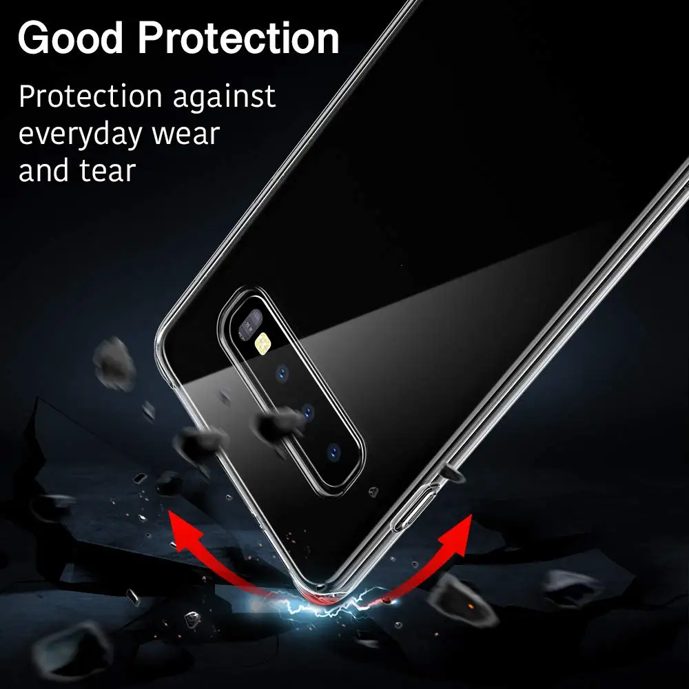 S10 + Trong Suốt Mềm TPU Cho Samsung Galaxy S10 Plus Ốp Lưng Điện Thoại Ốp Lưng Silicon Dành Cho Samsung Galaxy Samsung Galaxy S10 S10E ốp Lưng Trong Suốt