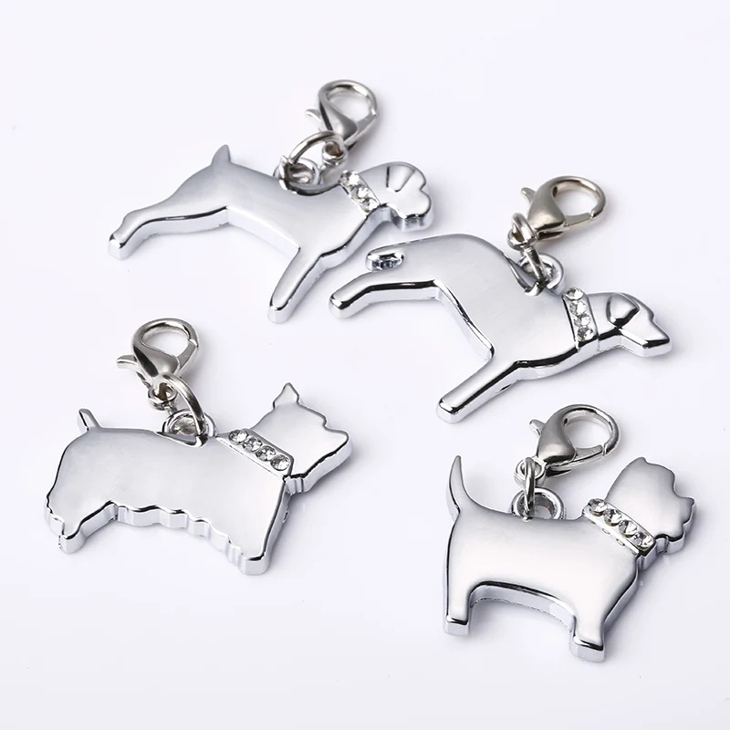 5pcs/lot DIY Fashion jewelry Corgi Dog Charms for Bag Pet Dog Pendant Handbag Charms Animal Charms for woman Making gift